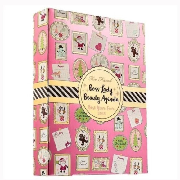 NIB RARE Limited Edition Too Faced Boss Lady Beauty Agenda Set Makeup Kit - Picture 3 of 16